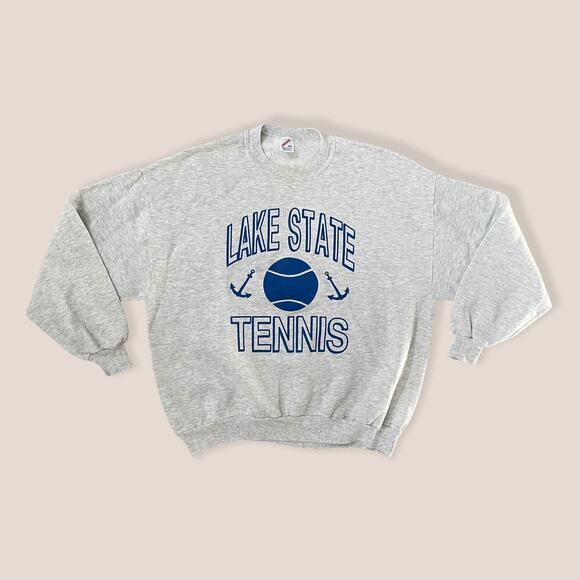 Jerzees Other - Vintage Lake State Tennis Crewneck
